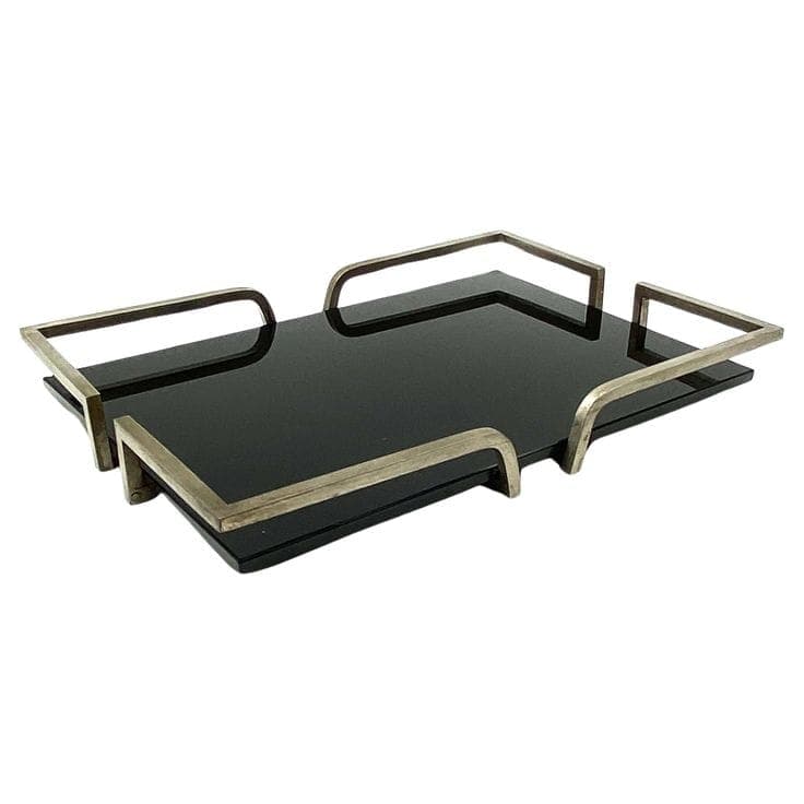 Midnight Mirror Serving Tray handcrafted Serveware by J.S. CRAFT