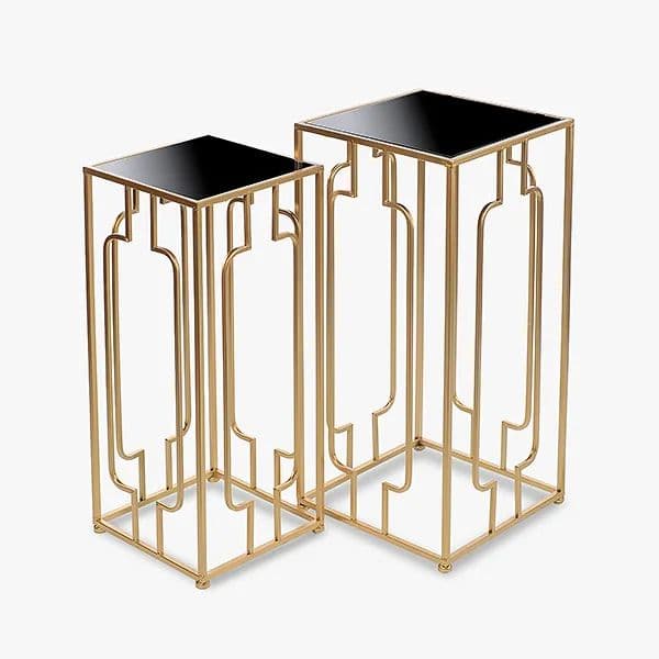 Geo Frame Nesting Tables handcrafted Accent Furniture by J.S. CRAFT